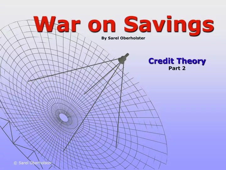 war on savings by sarel oberholster