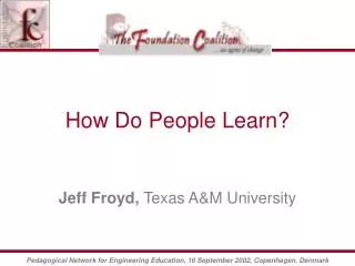 How Do People Learn?