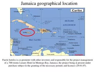 Jamaica geographical location