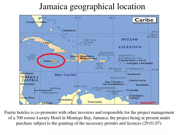 jamaica geographical location