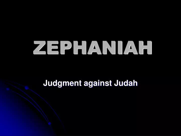 zephaniah