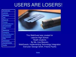 USERS ARE LOSERS!