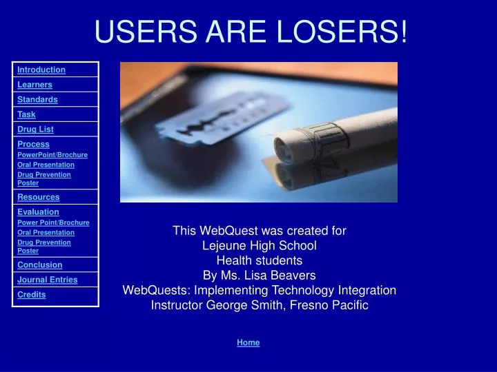 users are losers