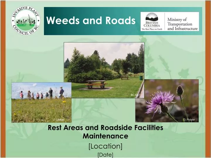 rest areas and roadside facilities maintenance location date