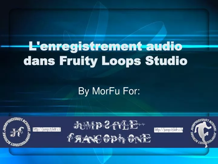 l enregistrement audio dans fruity loops studio