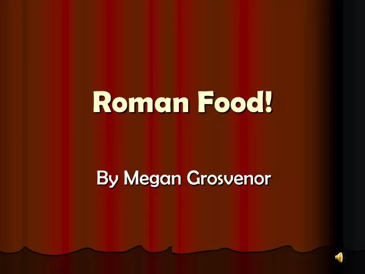 roman food