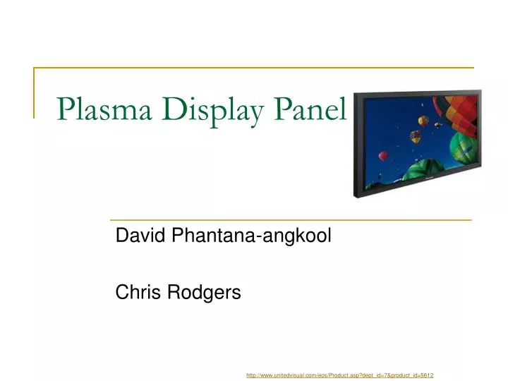 plasma display panel