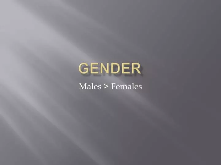 gender