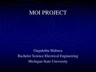 MOI PROJECT