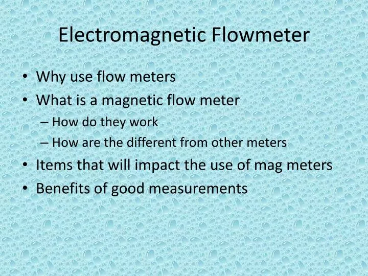 electromagnetic flowmeter