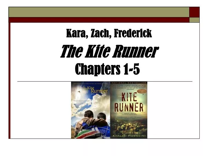 the kite runner chapters 1 5