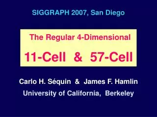 SIGGRAPH 2007, San Diego