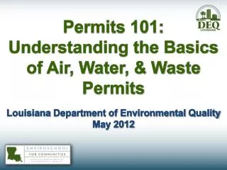 Permits 101: Understanding the Basics of Air, Water, &amp; Waste Permits
