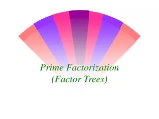 Prime Factorization (Factor Trees)
