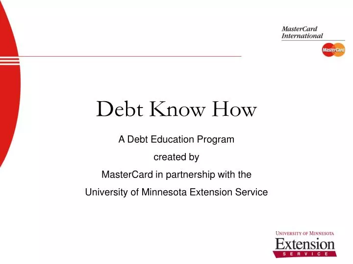 debt know how