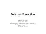 Data Loss Prevention - slide 1