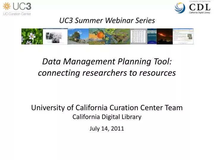 data management planning tool connecting researchers to resources