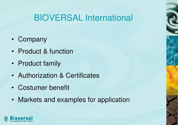 bioversal international