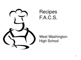 Recipes F.A.C.S.