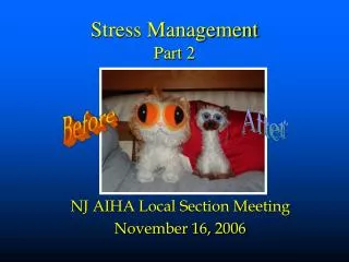 Stress Management Part 2