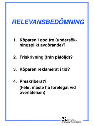 relevansbed mning