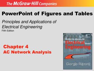PowerPoint of Figures and Tables Principles and Applications of Electrical Engineering Fifth Edition