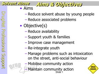 Aims &amp; Objectives