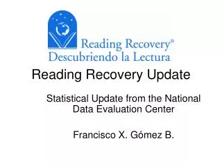 Reading Recovery Update