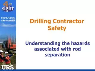 Drilling Contractor Safety