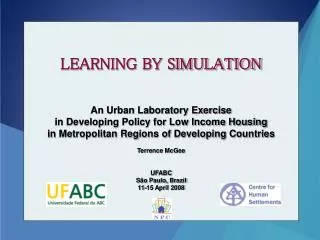 LEARNING BY SIMULATION