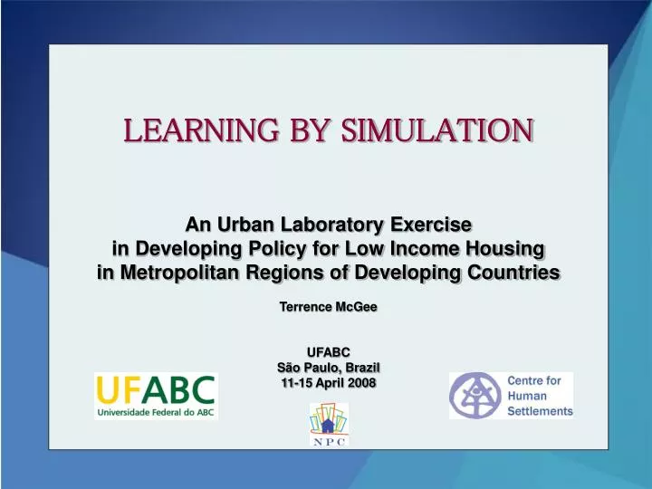 learning by simulation