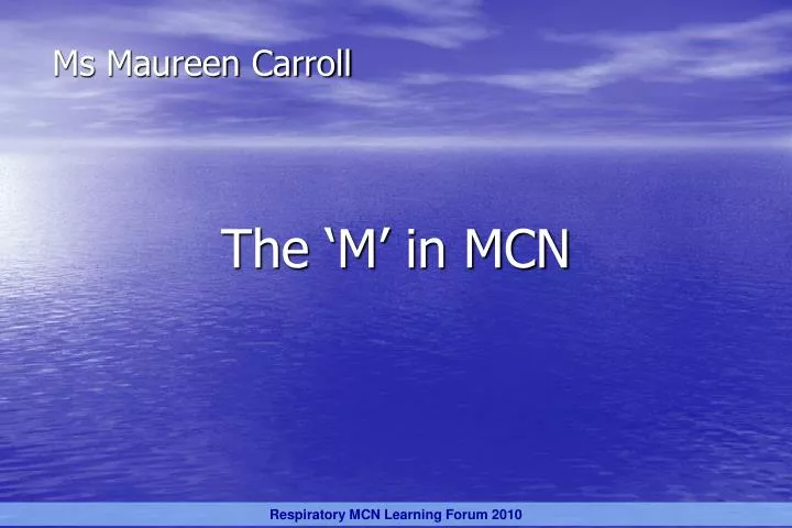 ms maureen carroll