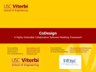 CoDesign A Highly Extensible Collaborative Software Modeling Framework
