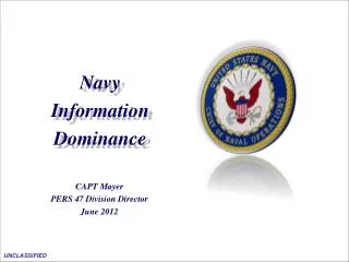 Navy Information Dominance