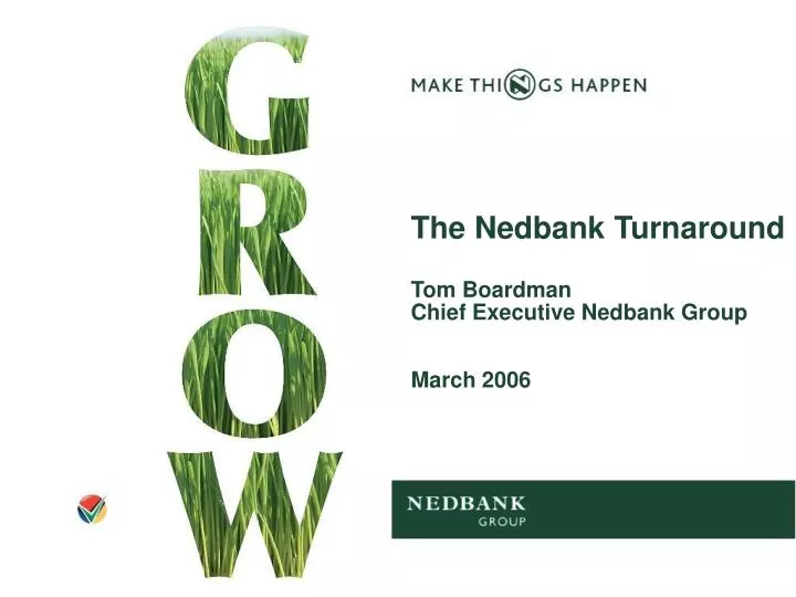 the nedbank turnaround
