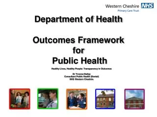 Department of Health Outcomes Framework for Public Health