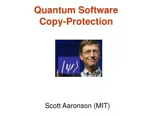 Quantum Software Copy-Protection