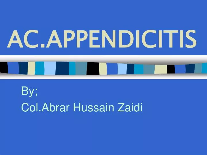 ac appendicitis