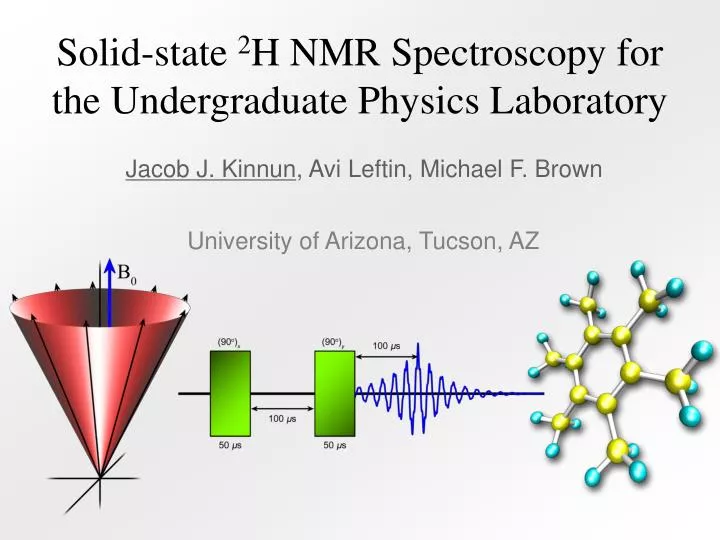 solid state 2 h nmr spectroscopy for the undergraduate physics laboratory