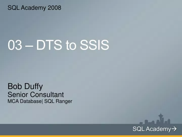 03 dts to ssis