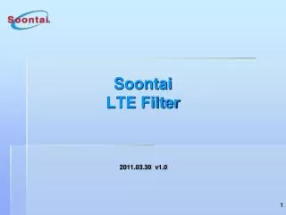 Soontai LTE Filter