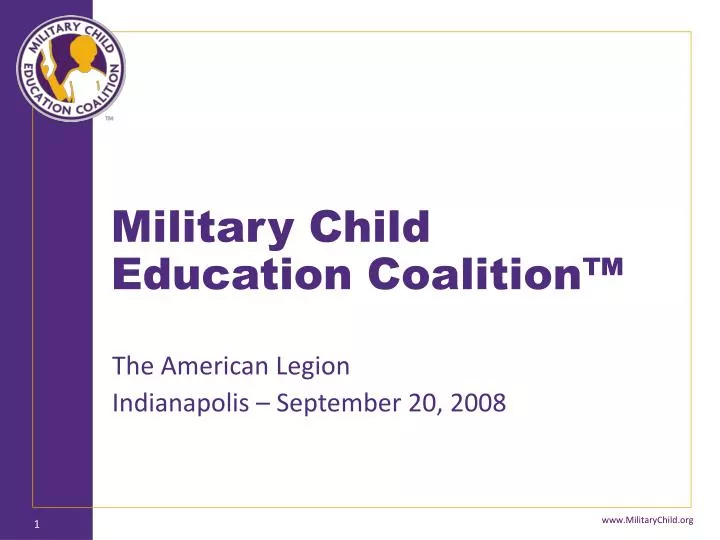 military child education coalition