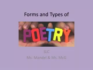 Forms and Types of
