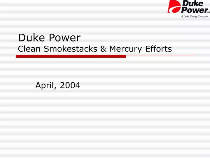 duke power clean smokestacks mercury efforts