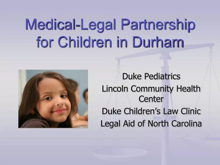 medical legal partnership for children in durham