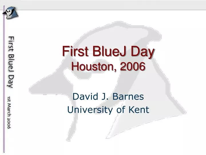 first bluej day houston 2006