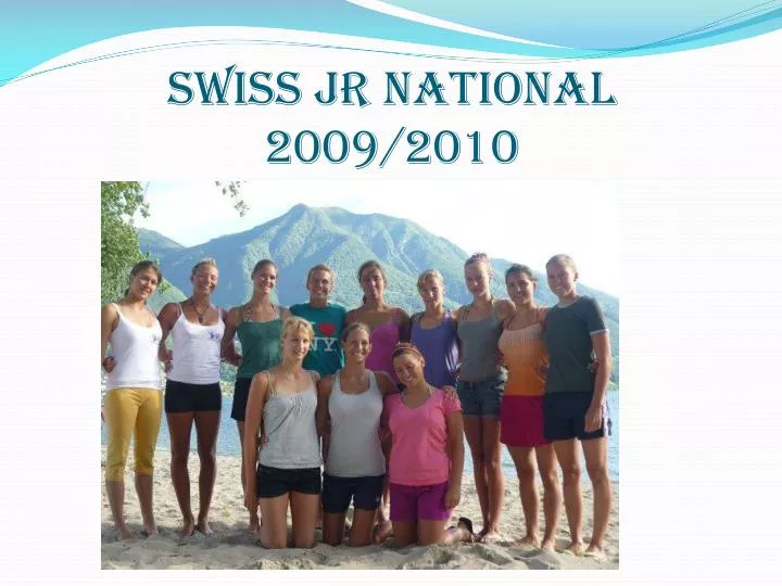 swiss jr national 2009 2010