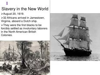 Slavery in the New World