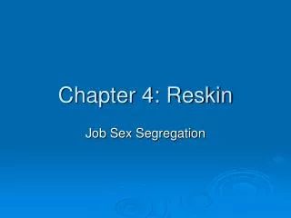 Chapter 4: Reskin