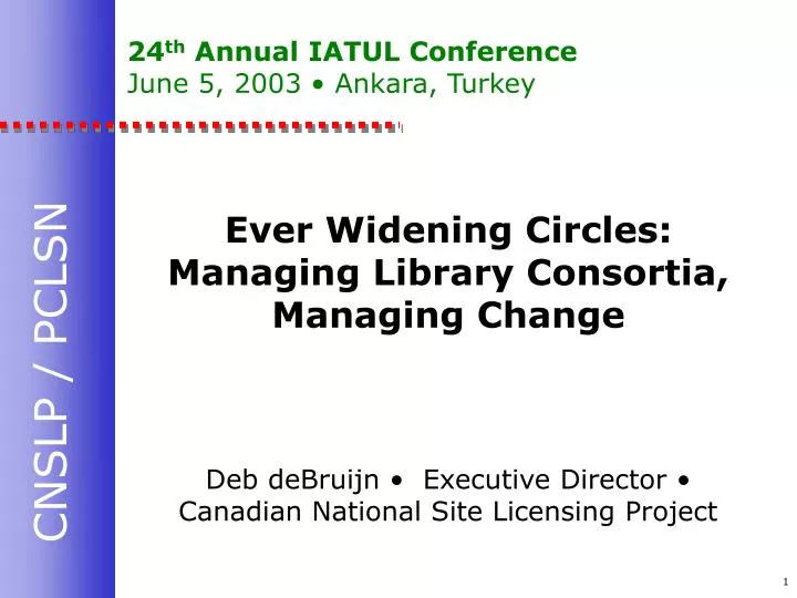 24 th annual iatul conference june 5 2003 ankara turkey